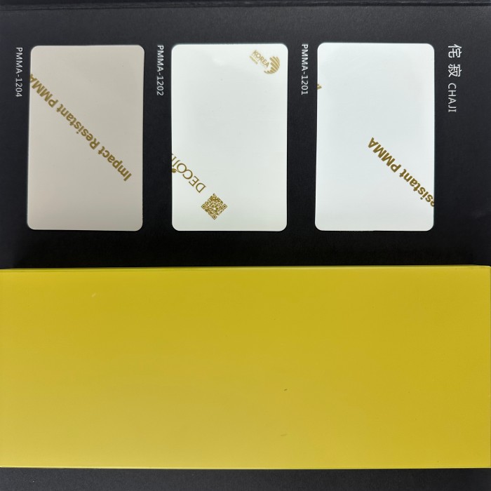 Diamond Edge Processed Acrylic Door Panels