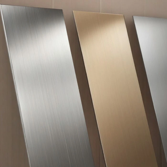 Fém texturált furnér panel